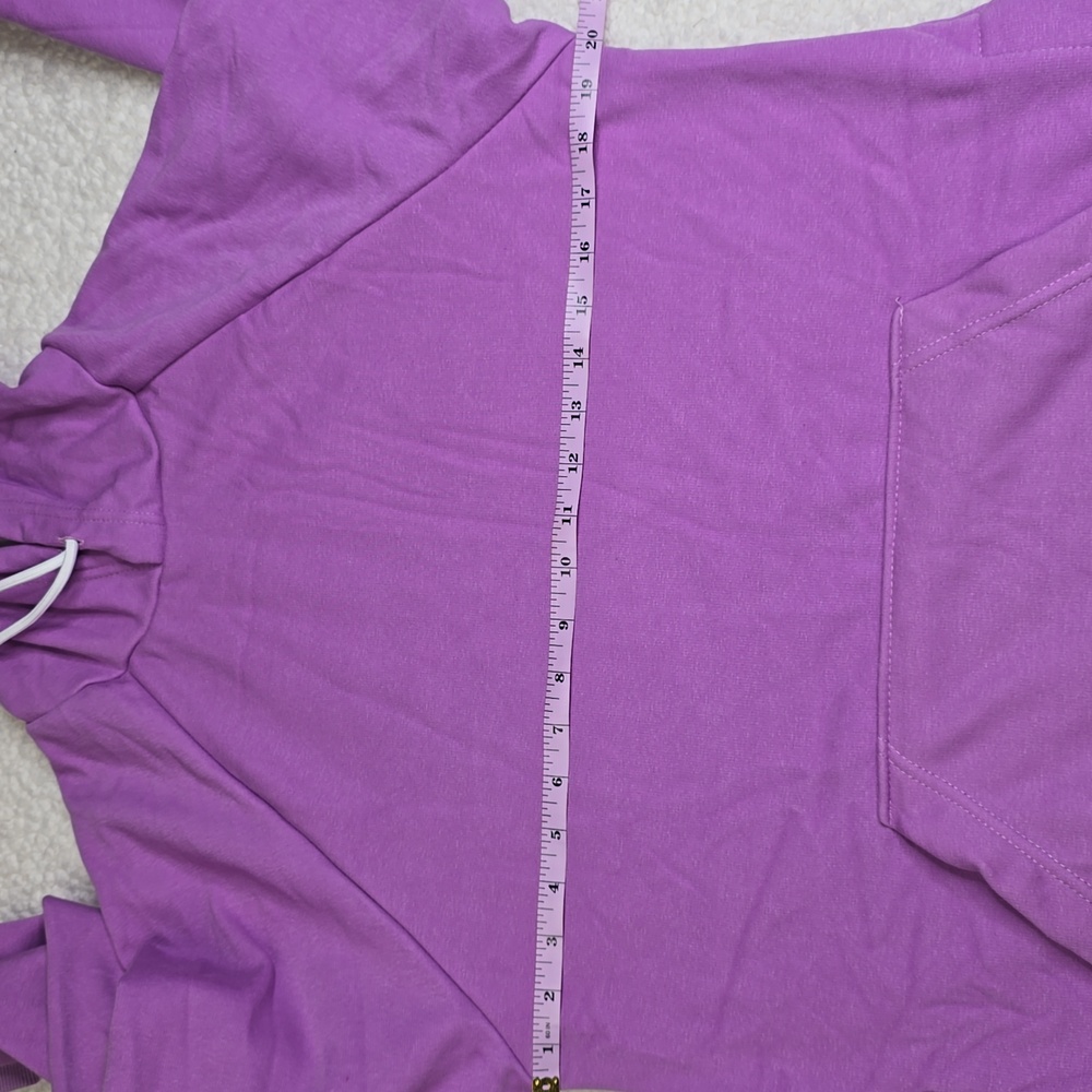 The Warmy Oversized Hoodie Dress Purple NIB Various Sizes - Picture 3 of 5